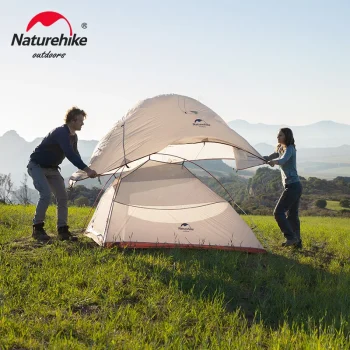Naturehike Cloud Up 1 2 3 People Tent Ultralight 20D Camping Tent Waterproof Outdoor Hiking Travel Tent Backpacking Cycling Tent 2