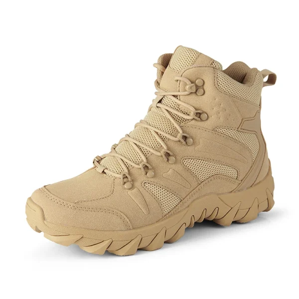 Upgraded Tactics Combat Training Boots Male Outdoors Camping Anti-wear Rapid Response Hiking Shoes Fishing Hunting Sneakers Men 1