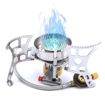 3900W Portable Gas Stove Split Gas Furnace Outdoor Camping Stove Piezo Ignition Stove/Manual Ignition Stove 2