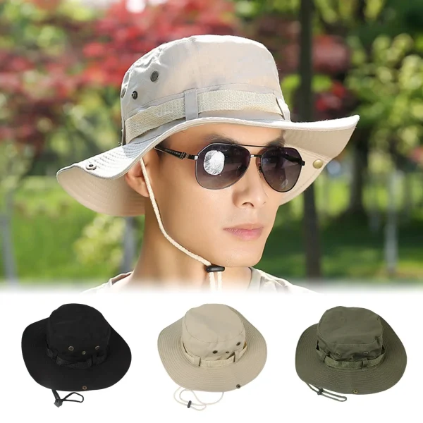 Wide Brim Fishing Hat Fishing Sun Hat Double Insulation Cooling Bucket Hat Perfect Accessory For Hiking Garden Beach Minimalist 1