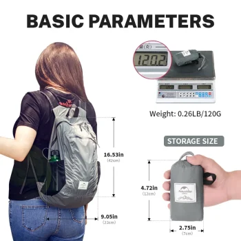 Naturehike 18L Hiking Backpack Ultralight Foldable Waterproof Travel Bags For Men Outdoor Portable Woman Camping Small Backpack 3