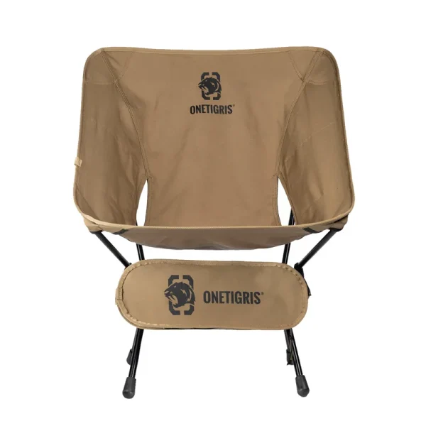 OneTigris Portable Camping Chairs Multicam Foldable Outdoor Chair For Camping Trekking Fishing BBQ Parties Gardening Indoor Use 1