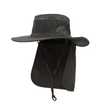 2in1 Summer UV Proteciton Bucket Hat With Back Neck Flap Cover Unisex Outdoor Safari Hiking Fishing Sunhat 1