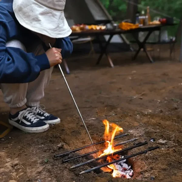 Outdoor Camping Blow Fire Tube Blowpipe Collapsible High Effective Tiny Beach Garden Tool Camping Equipment Blowing Fire Stick 1