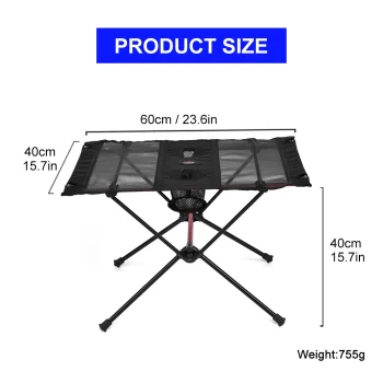 Widesea Camping Folding Table Tourist Picnic Pliante Dinner Foldable Travel Furniture Equipment Supplies Tourism Outdoor Fishing 2