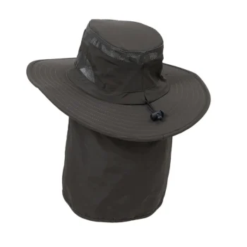 2in1 Summer UV Proteciton Bucket Hat With Back Neck Flap Cover Unisex Outdoor Safari Hiking Fishing Sunhat 2