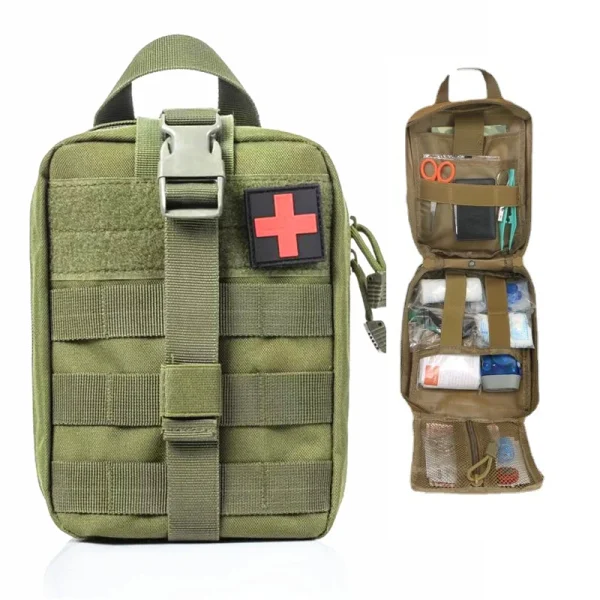 Medical Kit First Aid Pack Survival Emergency Medicine Waist Bag Molle Kit Gear Rescue Equipment Tourniquet 2