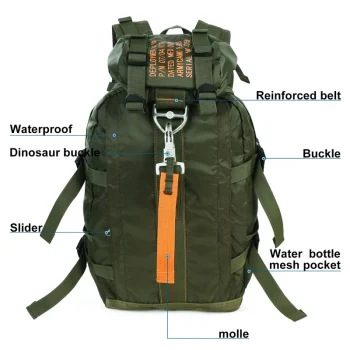 Travel Hiking Backpack Trekking Camping Backpacks Waterproof Hiking Daypack Lightweight Outdoor Sport Travel Backpack for Men 3