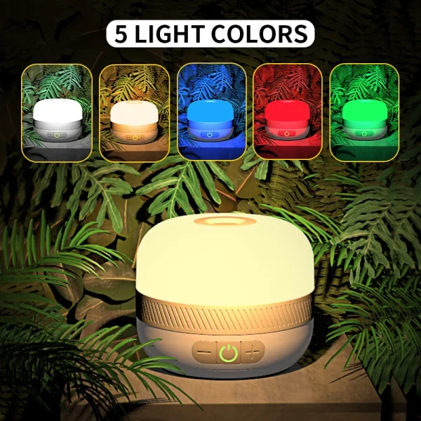 LV10 Outdoor LED Camping Flashlight 230 Hours Rechargeable Camping Lantern with Magnet Lighting Fixture Portable Emergency Light 2