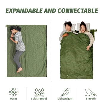 Naturehike lw180 Sleeping Bag Ultralight Cotton Sleeping Bag Spring Summer Sleeping Bag Outdoor Hiking Camping Sleeping Bag 4