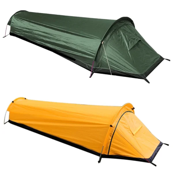 Backpacking Tent Outdoor Camping Sleeping Bag Tent Lightweight Single Person Tent 1
