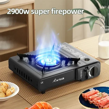 Card Stove, Household Outdoor Portable Card Stove, Gas Stove, Suitable For Camping, picnicking, Household Use 5
