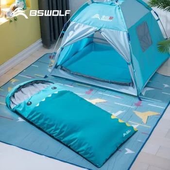 BSWolf Children Cartoon Blanket Camping Sleeping Bag for Children Birthday Gifts Thick 1PC Bedspread On The Bed Animals Sleep 3