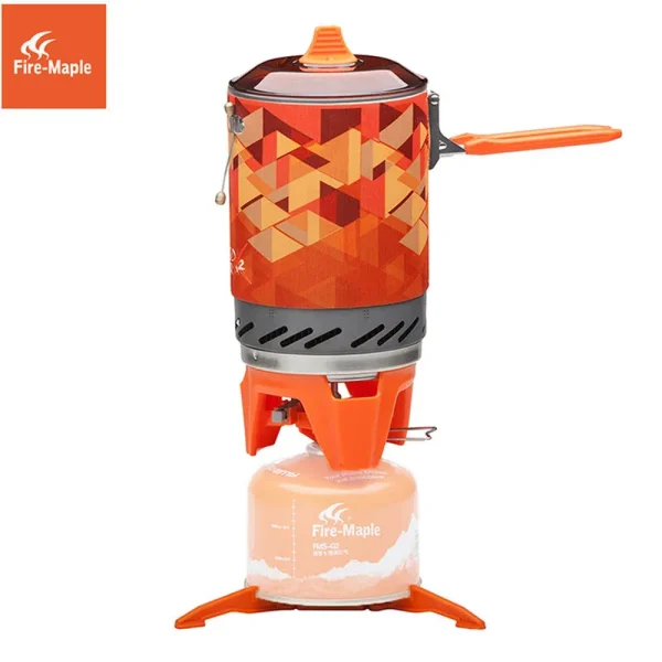 Fire Maple X2 Outdoor Gas Stove Burner Tourist Portable Cooking System With Heat Exchanger Pot FMS-X2 Camping Hiking Gas Cooker 1