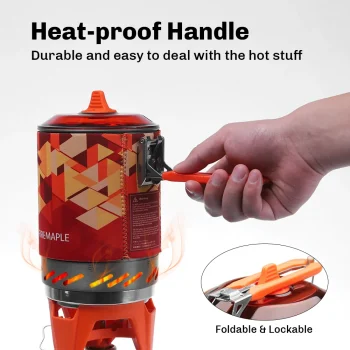 Fire Maple X2 Outdoor Gas Stove Burner Tourist Portable Cooking System With Heat Exchanger Pot FMS-X2 Camping Hiking Gas Cooker 5