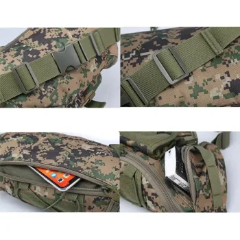 Military Style Outdoor Molle Waist Bag Belt Pack 4