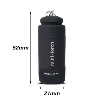 Led micro pocket flashlight portable USB rechargeable keychain flashlight waterproof home Outdoor Hiking Camping flashlight 3