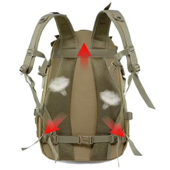 Military Style Tactical Molle Climbing Rucksack Hiking Outdoor Reflective Shoulder Fishing Laptop Bag 4